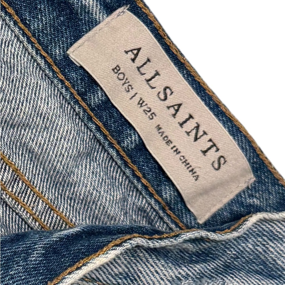 All Saints Vintage Blue Ankle Jeans - Picture 6 of 13
